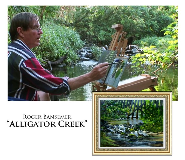 Alligator Creek - Painting demonstration by Roger Bansemer