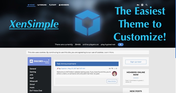 XenSimple | The easiest theme to configure! | Not supported with XF 2.0 | :(