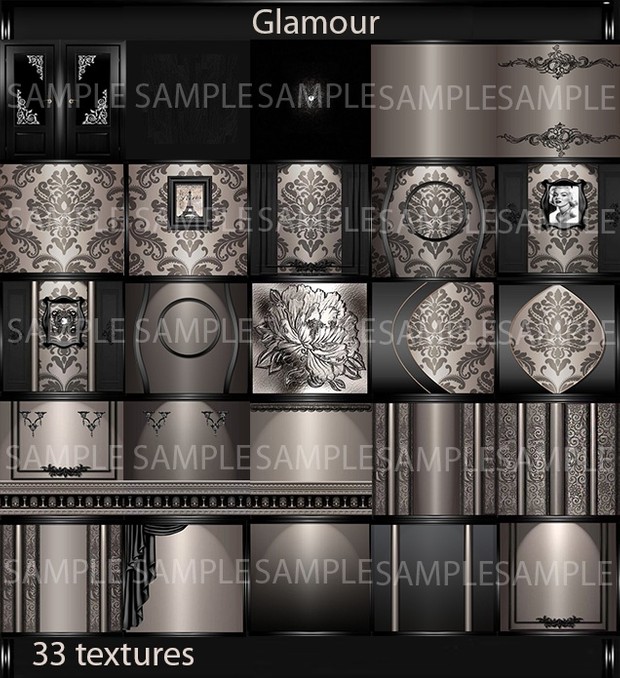 Glamour (33 texturas PNG)