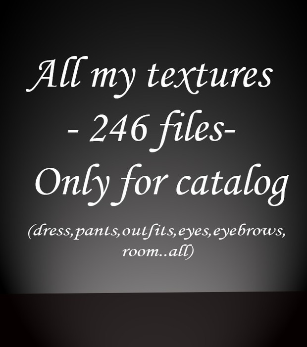 246 files- ONLY CATALOG - (NO RIGHT OF RESALE)