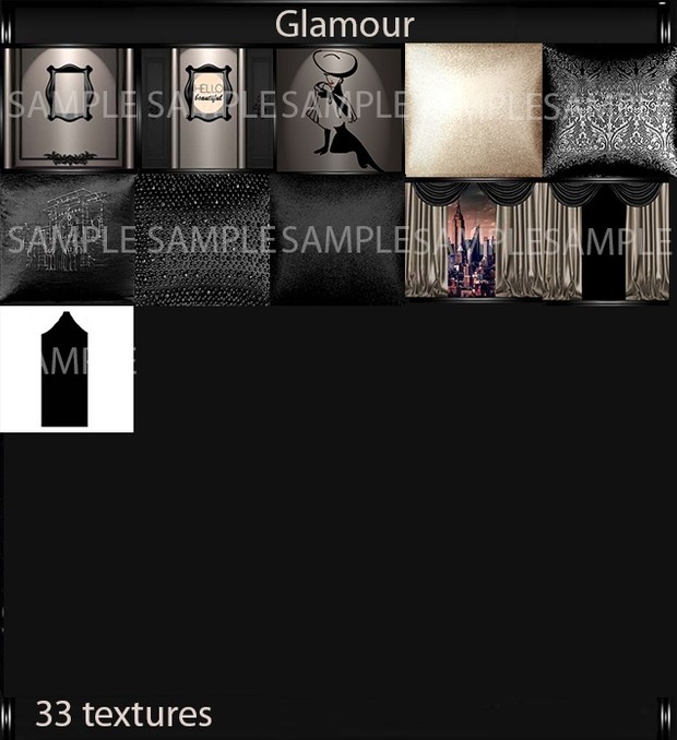 Glamour (33 texturas PNG)