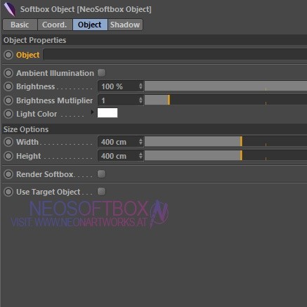 NeoSoftbox + Studio Plugin for Cinema 4D