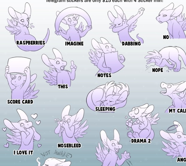 20 New Telegram Stickers
