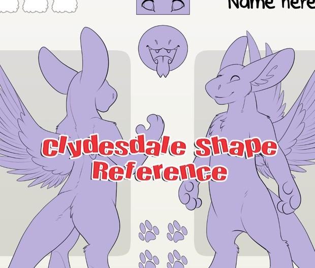 Clydesdale Shape Angel Dragon Reference