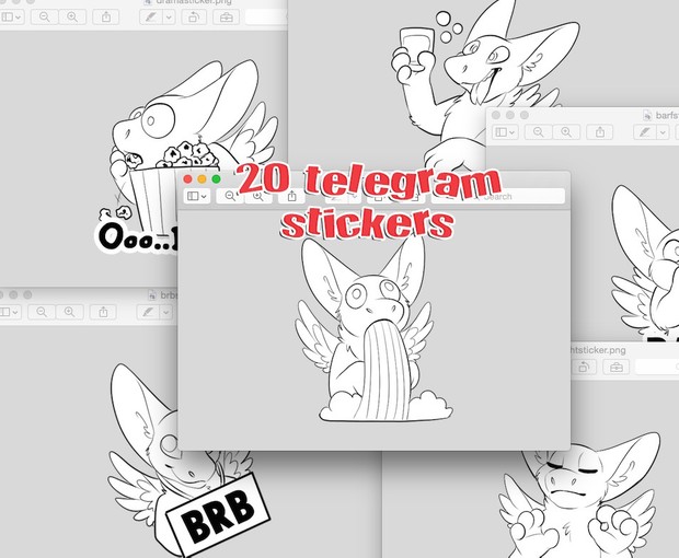 20 Telegram Stickers