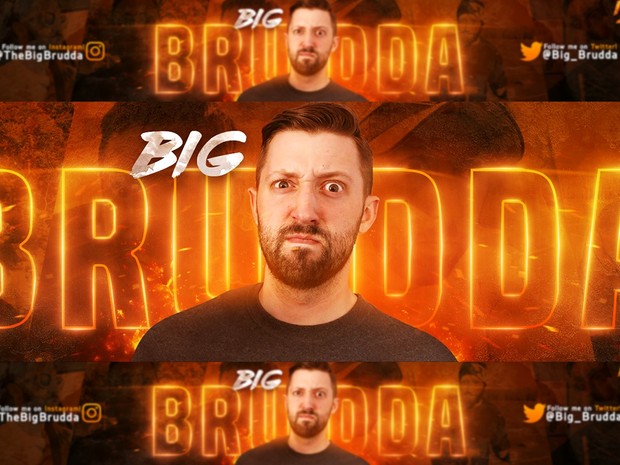 'Big Brudda' YouTube Banner Project File