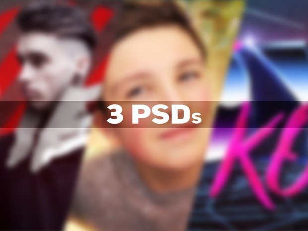 3 YouTube Banner Project File Bundle