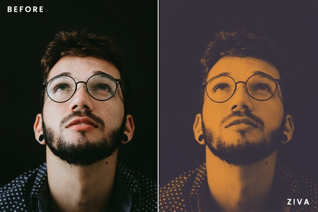 Duotone Photoshop Actions