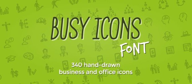 Busy Icons Font