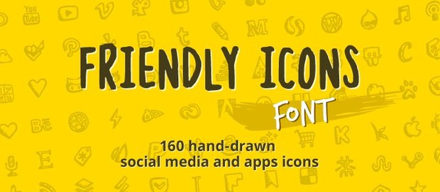 Friendly Icons Font