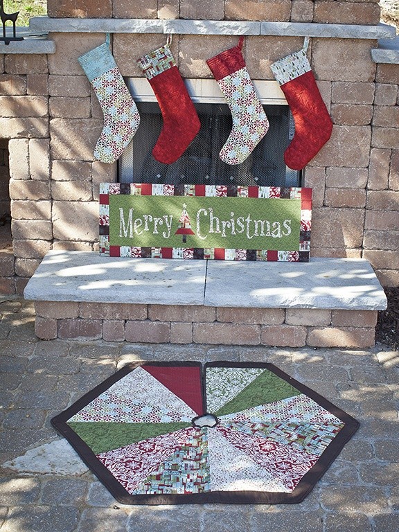 Hexagon Tree Skirt Pattern