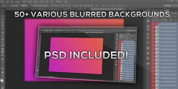 50+ Various Blurred backgrounds
