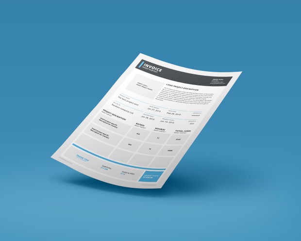 Designer Invoice templates (2x Styles)