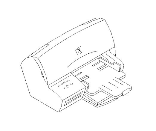 Xerox DocuPrint C15 / C11 Color Inkjet Printer Service Repair Manual