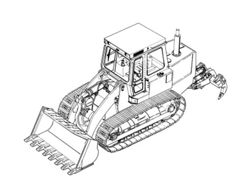 LIEBHERR LR641 CRAWLER LOADER OPERATION & MAINTENANCE MANUAL