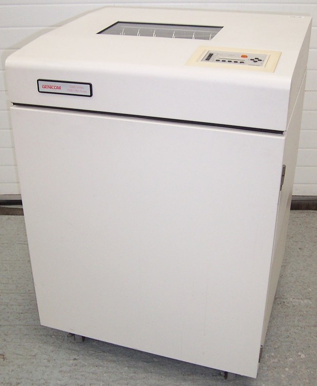Genicom 5000 Series (5050/5100/5180) line printer Service Repair Manual