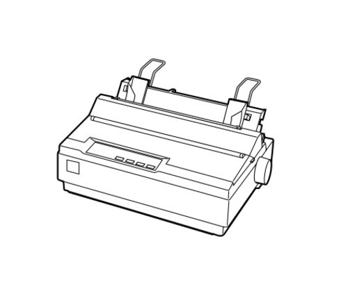 Epson LX-300+ 9-pin Serial Impact Dot Matrix Printer Service Repair Manual