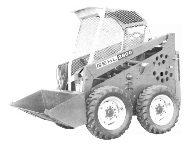 GEHL HL2800 Skid Steer Loader Parts Manual