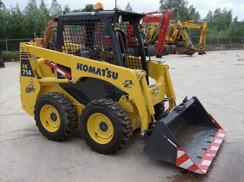 KOMATSU SK714-5, SK815-5, SK815-5 Turbo SKID-STEER LOADER SHOP MANUAL+OPERATION & MAINTENANCE MANUAL
