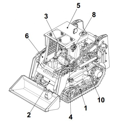 Takeuchi TL126 Crawler Loader Parts Manual