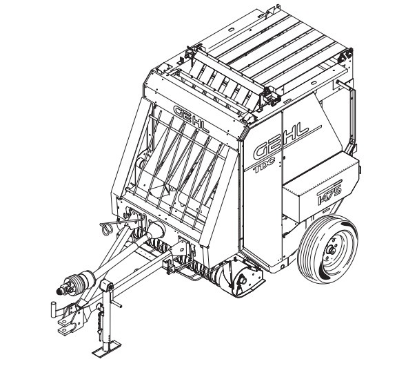 GEHL 1475/1875 Variable Chamber Round Balers Parts Manual