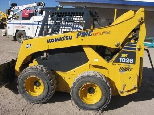 KOMATSU SK1026-5N SKID STEER LOADER SERVICE REPAIR MANUAL + OPERATION & MAINTENANCE MANUAL
