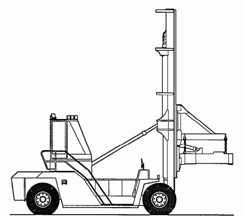 CLARK C500 Y 950 CONTAINER HANDLER TRUCK SERVICE REPAIR MANUAL