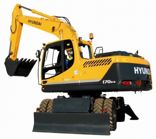 HYUNDAI R170W-9 WHEEL EXCAVATOR SERVICE REPAIR MANUAL