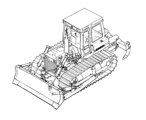 LIEBHERR PR711 CRAWLER DOZER OPERATION & MAINTENANCE MANUAL