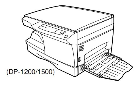 TOSHIBA DP1200, DP1500 DIGITAL PLAIN PAPER COPIER Service Repair Manual