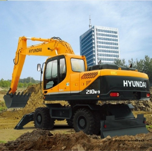 HYUNDAI R210W-9 WHEEL EXCAVATOR SERVICE REPAIR MANUAL