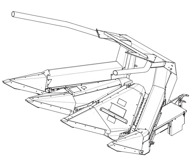 GEHL TR330 Three Row Attachment Parts Manual