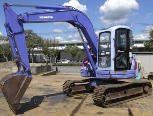 KOMATSU PC75UU-3 HYDRAULIC EXCAVATOR SERVICE REPAIR MANUAL + OPERATION & MAINTENANCE MANUAL