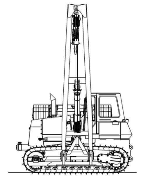 LIEBHERR RL42B Litronic PIPE LAYER OPERATION & MAINTENANCE MANUAL