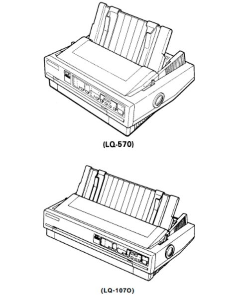 Epson LQ-570 / LQ-1070 Terminal Printer Service Repair Manual