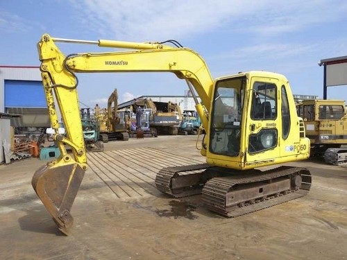 KOMATSU PC60-7 HYDRAULIC EXCAVATOR SERVICE REPAIR MANUAL + OPERATION & MAINTENANCE MANUAL