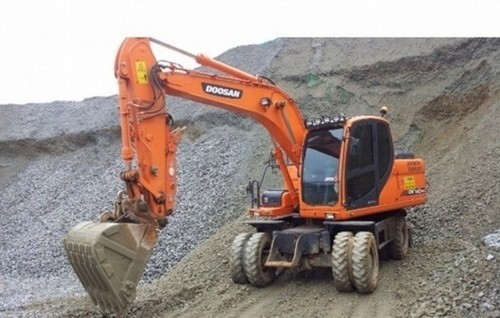 DOOSAN DX140W / DX160W WHEEL EXCAVATOR SERVICE REPAIR MANUAL