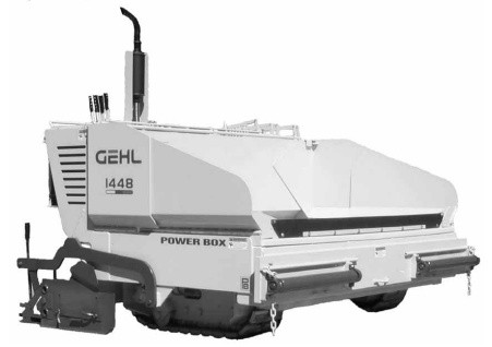 GEHL 1438/1448 Power Box Self-Propelled Paver Parts Manual