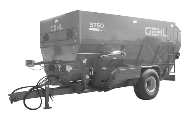 GEHL 5450/5510/5575/5750/5950 4-Auger Mixer Feeders Parts Manual