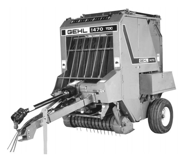 Operation Manual Gehl 1470 Round Baler