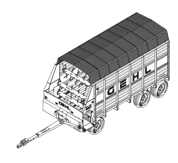 GEHL 980 Forage Box Parts Manual