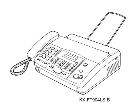 Panasonic KX-FT902LS-B, KX-FT904LS-B Personal Facsimile Service Repair Manual