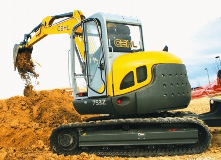 GEHL 753Z Compact Excavator Parts Manual