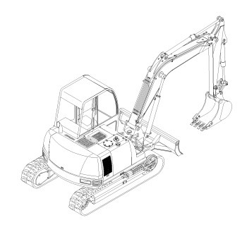 GEHL 802 Mini-excavator Parts Manual