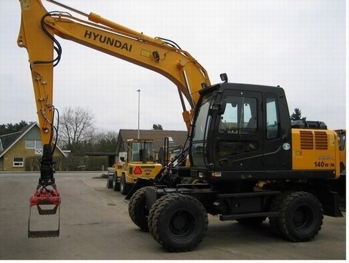HYUNDAI R140W-7A WHEEL EXCAVATOR SERVICE REPAIR MANUAL