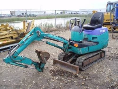 KOMATSU PC03-2 HYDRAULIC EXCAVATOR SERVICE REPAIR MANUAL + OPERATION & MAINTENANCE MANUAL