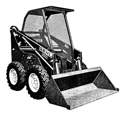 GEHL HL2500A Skid Loader Parts Manual