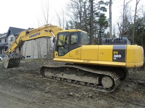KOMATSU PC300LC-7E0, PC300HD-7E0 HYDRAULIC EXCAVATOR SHOP MANUAL + OPERATION & MAINTENANCE MANUAL