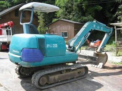 KOMATSU PC25-1, PC30-7, PC40-7 HYDRAULIC EXCAVATOR SHOP MANUAL + OPERATION & MAINTENANCE MANUAL