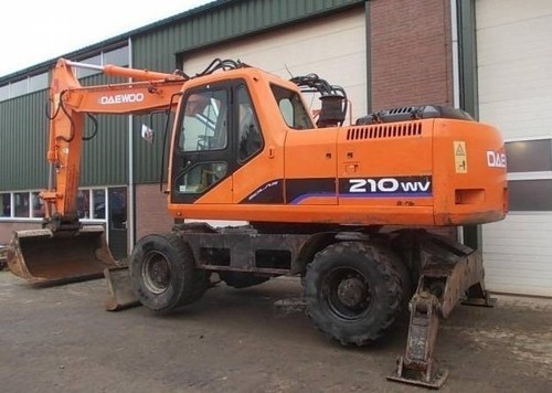 DAEWOO DOOSAN SOLAR 210W-V WHEEL EXCAVATOR SERVICE REPAIR MANUAL